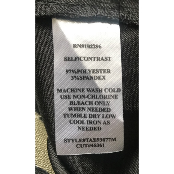 CONNECTED APPAREL BLACK ANIMAL PRINT SIZE 12 DRESS - Picture 7 of 7